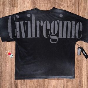 Civil Regime Concrete Oversized Tee